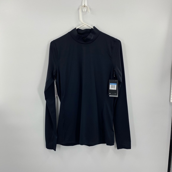 Nike Tops - Nike Pro UV Flash Repel Long Sleeve ‘Black’ Golf Shirt Woman’s Size Medium Tall